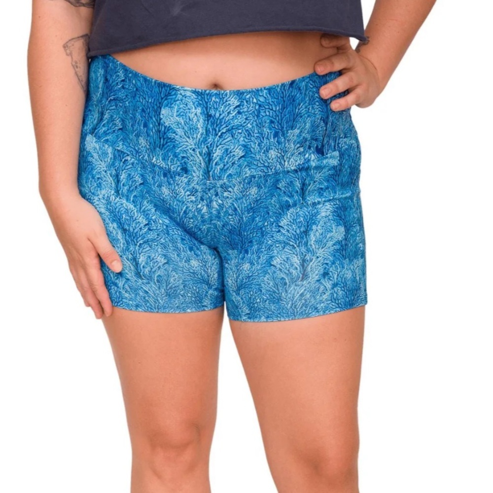 WATERLUST SIZE SMALL SEA FAN-ATIC 4 INCH SHORTS